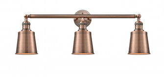 Addison - 3 Light - 32 inch - Antique Copper - Bath Vanity Light (3442|205-AC-M9-AC-LED)