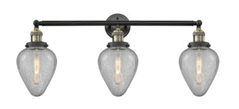 Geneseo - 3 Light - 32 inch - Black Antique Brass - Bath Vanity Light (3442|205-BAB-G165-LED)
