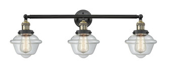 Oxford - 3 Light - 34 inch - Black Antique Brass - Bath Vanity Light (3442|205-BAB-G532)