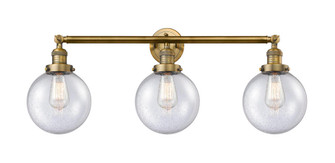 Beacon - 3 Light - 32 inch - Brushed Brass - Bath Vanity Light (3442|205-BB-G204-8)