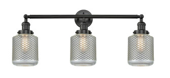 Stanton - 3 Light - 32 inch - Matte Black - Bath Vanity Light (3442|205-BK-G262)