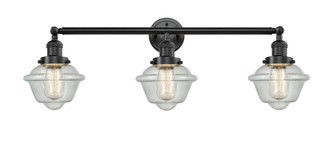 Oxford - 3 Light - 34 inch - Oil Rubbed Bronze - Bath Vanity Light (3442|205-OB-G534)