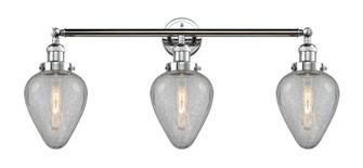 Geneseo - 3 Light - 32 inch - Polished Chrome - Bath Vanity Light (3442|205-PC-G165-LED)