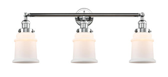 Canton - 3 Light - 30 inch - Polished Chrome - Bath Vanity Light (3442|205-PC-G181-LED)