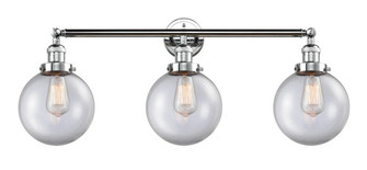 Beacon - 3 Light - 32 inch - Polished Chrome - Bath Vanity Light (3442|205-PC-G202-8)
