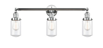 Dover - 3 Light - 31 inch - Polished Chrome - Bath Vanity Light (3442|205-PC-G312-LED)