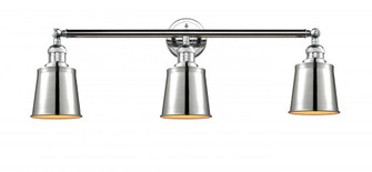 Addison - 3 Light - 32 inch - Polished Chrome - Bath Vanity Light (3442|205-PC-M9-PC-LED)