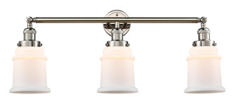 Canton - 3 Light - 30 inch - Polished Nickel - Bath Vanity Light (3442|205-PN-G181)