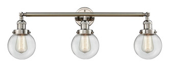 Beacon - 3 Light - 30 inch - Polished Nickel - Bath Vanity Light (3442|205-PN-G202-6)