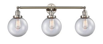 Beacon - 3 Light - 32 inch - Polished Nickel - Bath Vanity Light (3442|205-PN-G202-8)