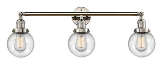 Beacon - 3 Light - 30 inch - Polished Nickel - Bath Vanity Light (3442|205-PN-G204-6)