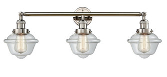 Oxford - 3 Light - 34 inch - Polished Nickel - Bath Vanity Light (3442|205-PN-G532-LED)