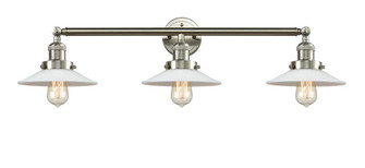 Halophane - 3 Light - 33 inch - Brushed Satin Nickel - Bath Vanity Light (3442|205-SN-G1-LED)