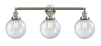Beacon - 3 Light - 32 inch - Brushed Satin Nickel - Bath Vanity Light (3442|205-SN-G204-8)