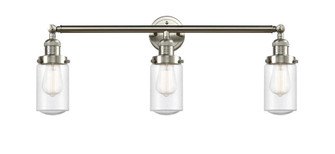 Dover - 3 Light - 31 inch - Brushed Satin Nickel - Bath Vanity Light (3442|205-SN-G314-LED)