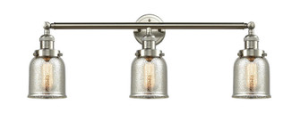Bell - 3 Light - 30 inch - Brushed Satin Nickel - Bath Vanity Light (3442|205-SN-G58-LED)