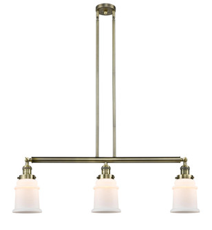 Canton - 3 Light - 39 inch - Antique Brass - Stem Hung - Adjustable Island Light (3442|213-AB-G181-LED)
