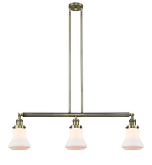 Bellmont - 3 Light - 39 inch - Antique Brass - Stem Hung - Adjustable Island Light (3442|213-AB-G191)