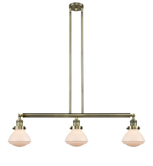 Olean - 3 Light - 39 inch - Antique Brass - Stem Hung - Adjustable Island Light (3442|213-AB-G321)