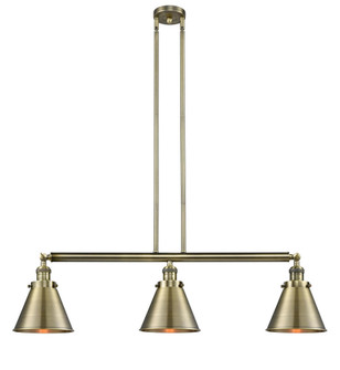 Appalachian - 3 Light - 40 inch - Antique Brass - Stem Hung - Adjustable Island Light (3442|213-AB-M13-AB)