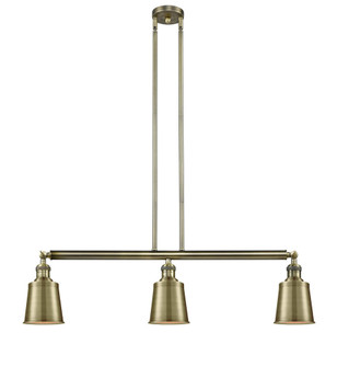 Addison - 3 Light - 38 inch - Antique Brass - Stem Hung - Adjustable Island Light (3442|213-AB-M9-AB)
