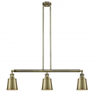 Addison - 3 Light - 38 inch - Antique Brass - Stem Hung - Adjustable Island Light (3442|213-AB-M9-AB-LED)