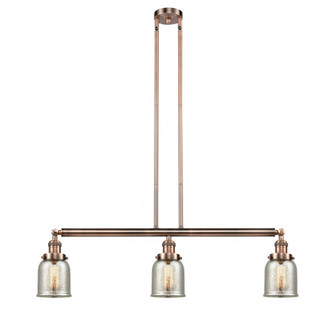 Bell - 3 Light - 38 inch - Antique Copper - Stem Hung - Island Light (3442|213-AC-G58-LED)