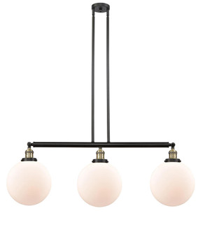 Beacon - 3 Light - 42 inch - Black Antique Brass - Stem Hung - Adjustable Island Light (3442|213-BAB-G201-10-LED)
