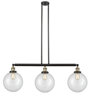 Beacon - 3 Light - 42 inch - Black Antique Brass - Stem Hung - Adjustable Island Light (3442|213-BAB-G202-10)