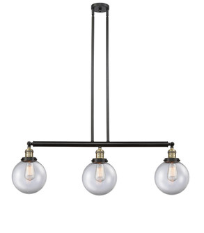 Beacon - 3 Light - 41 inch - Black Antique Brass - Stem Hung - Adjustable Island Light (3442|213-BAB-G202-8)