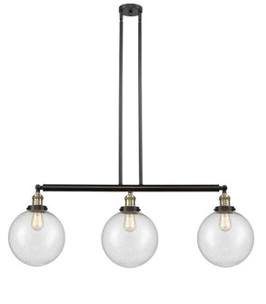 Beacon - 3 Light - 42 inch - Black Antique Brass - Stem Hung - Adjustable Island Light (3442|213-BAB-G204-10)