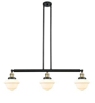 Oxford - 3 Light - 40 inch - Black Antique Brass - Stem Hung - Adjustable Island Light (3442|213-BAB-G531-LED)