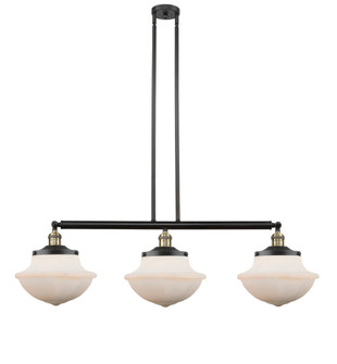 Oxford - 3 Light - 42 inch - Black Antique Brass - Stem Hung - Adjustable Island Light (3442|213-BAB-G541-LED)