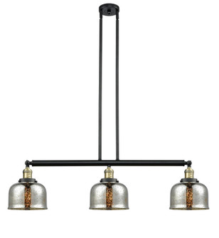 Bell - 3 Light - 41 inch - Black Antique Brass - Stem Hung - Adjustable Island Light (3442|213-BAB-G78-LED)
