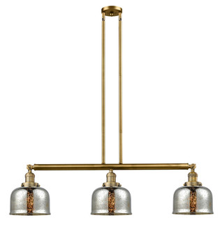 Bell - 3 Light - 41 inch - Brushed Brass - Stem Hung - Adjustable Island Light (3442|213-BB-G78-LED)