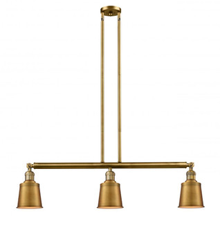 Addison - 3 Light - 38 inch - Brushed Brass - Stem Hung - Adjustable Island Light (3442|213-BB-M9-BB-LED)