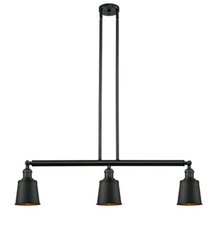 Addison - 3 Light - 38 inch - Matte Black - Stem Hung - Adjustable Island Light (3442|213-BK-M9-BK)