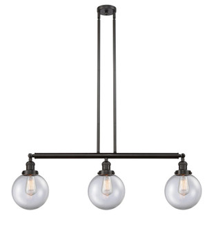 Beacon - 3 Light - 41 inch - Oil Rubbed Bronze - Stem Hung - Adjustable Island Light (3442|213-OB-G202-8)