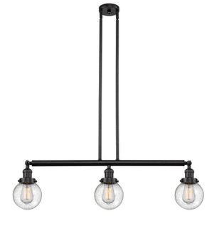 Beacon - 3 Light - 39 inch - Oil Rubbed Bronze - Stem Hung - Adjustable Island Light (3442|213-OB-G204-6)