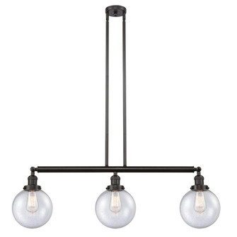 Beacon - 3 Light - 41 inch - Oil Rubbed Bronze - Stem Hung - Adjustable Island Light (3442|213-OB-G204-8-LED)
