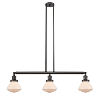 Olean - 3 Light - 39 inch - Oil Rubbed Bronze - Stem Hung - Adjustable Island Light (3442|213-OB-G321)