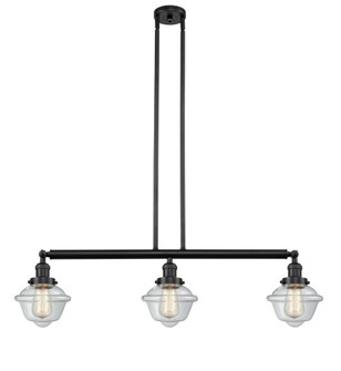 Oxford - 3 Light - 40 inch - Oil Rubbed Bronze - Stem Hung - Adjustable Island Light (3442|213-OB-G532)