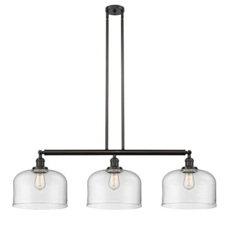Bell - 3 Light - 42 inch - Oil Rubbed Bronze - Stem Hung - Adjustable Island Light (3442|213-OB-G72-L)