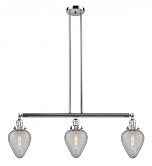 Geneseo - 3 Light - 38 inch - Polished Chrome - Stem Hung - Island Light (3442|213-PC-G165)