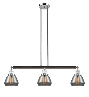 Fulton - 3 Light - 39 inch - Polished Chrome - Stem Hung - Adjustable Island Light (3442|213-PC-G173)