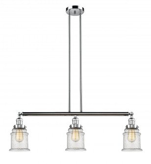 Canton - 3 Light - 39 inch - Polished Chrome - Stem Hung - Island Light (3442|213-PC-G184-LED)