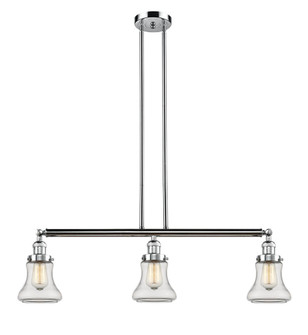 Bellmont - 3 Light - 39 inch - Polished Chrome - Stem Hung - Adjustable Island Light (3442|213-PC-G192-LED)