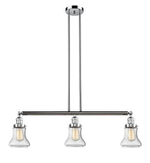 Bellmont - 3 Light - 39 inch - Polished Chrome - Stem Hung - Adjustable Island Light (3442|213-PC-G194-LED)