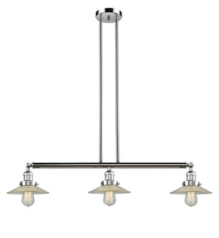 Halophane - 3 Light - 41 inch - Polished Chrome - Stem Hung - Adjustable Island Light (3442|213-PC-G2)