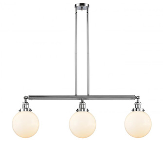 Beacon - 3 Light - 41 inch - Polished Chrome - Stem Hung - Island Light (3442|213-PC-G201-8)